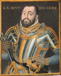 Herttua Johann Friedrich I:n muotokuva 1503-1554, Saksin vaaliruhtinas, n. 1550.