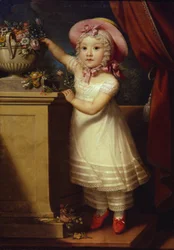 Ekaterina Dmitrievna Obreskovan muotokuva 1822-1874, noin 1825