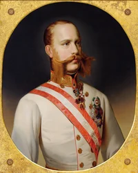 Itävallan keisari Franz Joseph I:n muotokuva, n. 1870.
