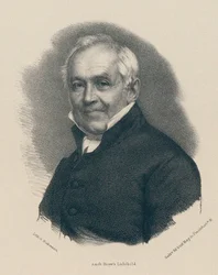 Ernst Moritz Arndtin muotokuva 1769-1860.