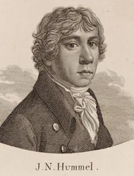 Johann Nepomuk Hummelin muotokuva 1778-1837.