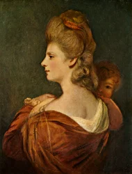 Naisen ja lapsen muotokuva, c1780, c1912