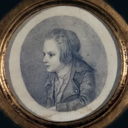 Louis-Charlesin muotokuva, Ranskan kuninkaallinen prinssi 1785-1795, 1790-luvun alku.