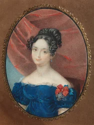 Muotokuva Maria Jakovlevna Naryshkinasta 1789-1854, os. Lobanova-Rostovskaja, 1840-luku