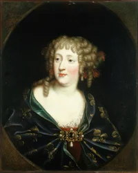 Espanjan Maria Teresan muotokuva 1638-1683, Ranskan kuningatar, noin 1675.