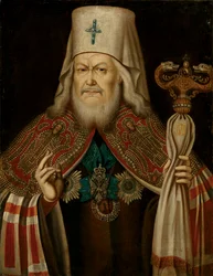 Muotokuva Platon II Levshinistä, Moskovan metropoliitista 1737-1812, 1700-luvun toinen puolisko.