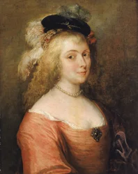 Rubensin vaimon muotokuva, 1600-luku.