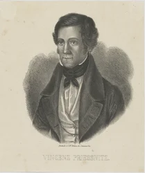 Vincenz Priessnitzin muotokuva 1799-1851, n. 1840.
