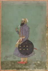 Prinssin muotokuva, Mughal-dynastia, 1700-luku.