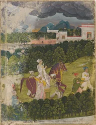 Nawabin muotokuva, 1730-40.