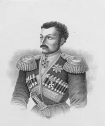 Kenraalimajuri Nikolai Sleptsovin muotokuva 18151851, 1877