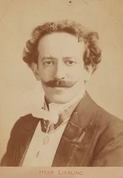Pianisti ja säveltäjä Georg Lieblingin muotokuva 1865-1946, n. 1900