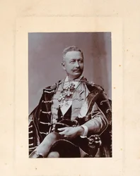 Pianisti ja säveltäjä Géza Zichyn muotokuva 1849-1924, 1900-luku.
