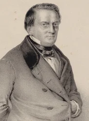Säveltäjä Franz Lachnerin muotokuva 1803-1890, 1850.