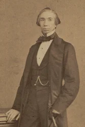 Säveltäjä Henry Brinley Richardsin muotokuva 1817-1885, noin 1855.
