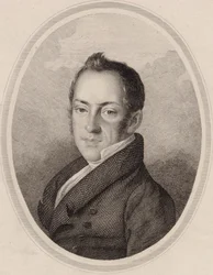 Muotokuva säveltäjä Saverio Mercadantesta 1795-1870.