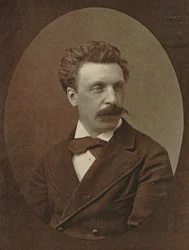 Säveltäjä Victorin de Joncièresin muotokuva 1839-1903.