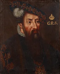 Ruotsin kuninkaan Kustaa I:n muotokuva 1496-1560, um 1700