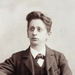 Säveltäjä Alexander von Zemlinskyn muotokuva 1871-1942, n. 1900.