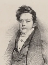 Muotokuva säveltäjä Auguste-Mathieu Panseronista 1796-1859, 1820.