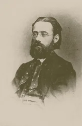 Säveltäjä Bedrich Smetanan muotokuva, 1866.