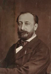 Säveltäjä Camille Saint-Saënsin muotokuva 1835-1921, 1880.