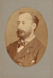 Säveltäjä Camille Saint-Saënsin muotokuva 1835-1921, n. 1880.