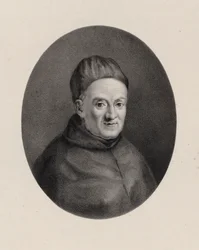 Säveltäjä Giovanni Battista Martinin muotokuva 1706-1784.