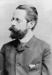 Säveltäjä Heinrich von Herzogenbergin muotokuva 1843-1900, n. 1880.