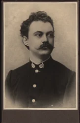 Säveltäjä Karel Sebor Scheborin muotokuva 1843-1903 n. 1870.