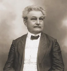 Säveltäjä Leos Janacekin muotokuva 1854-1928.