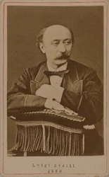 Säveltäjä Luigi Arditin muotokuva 1822-1903, 1880.