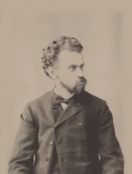 Kapellimestari ja säveltäjä Eduard Nápravníkin muotokuva 1839-1916.