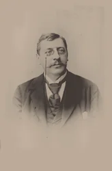 Kapellimestari ja säveltäjä Felix Mottlin muotokuva 1856-1911.