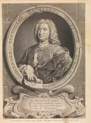 Matemaatikko Johann Bernoullin muotokuva 1667-1748, 1742.