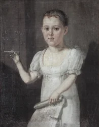 Muotokuva runoilija Mihail Lermontovista 1814-1841 lapsena, 1817-1818
