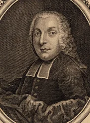 Runoilija ja libretisti Pietro Metastasion muotokuva 1698-1782.