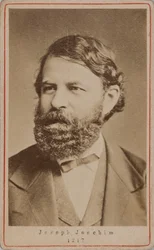 Muotokuva viulisti ja säveltäjä Joseph Joachim 1831-1907, 1870-luku.