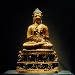 Saarnaava Buddha / veistos, 800-luku