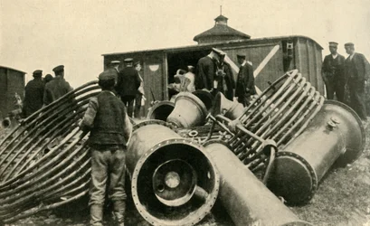Valmistautuminen Varsovan evakuointiin, ensimmäinen maailmansota, 1915, c1920.