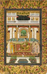 Prinsessa palvelijoineen palatsissa, 1700-luku