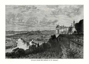 Prospect from the Terrace St Germainista, Ranskasta, 1879