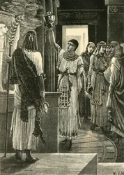 Psammetichus ja pronssikypärä, 1890.