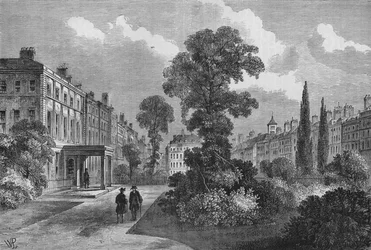 Queen Square, Bloomsbury, Lontoo, 1810 1878