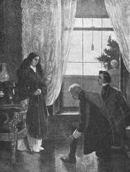 Kuningatar Victoria heräsi kuulemaan uutisen liittymisestä, 20. kesäkuuta 1837, 1901.