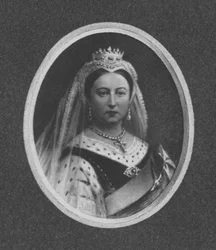 Kuningatar Victoria valtion kaapuissa, 1901.