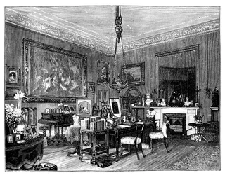 Queen Victorian yksityinen olohuone, Osborne House, Isle of Wight