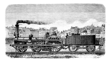 Englantilaisen insinöörin Thomas Russell Cramptonin vuonna 1849 suunnittelema junahöyryveturi