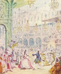 Randulph ja Hilda tanssivat Rotundassa Ranelagh Gardensissa, 1842, 1903