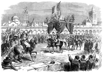 Ranskan keisarin vastaanotto Algerin laiturilla, 1865